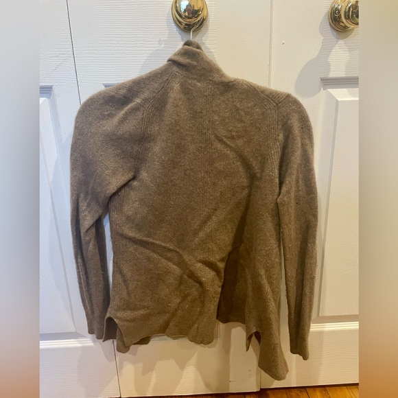 Saks Cashmere Cardigan in Brown/Camel - Picture 3 of 4